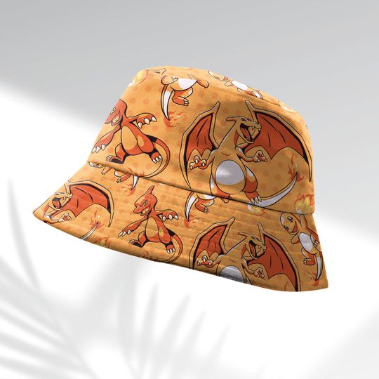Discover PKM Charmander Evolution Bucket Hat