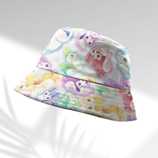 Discover Pachirisu Rainbow Bucket Hat Electric Type Funny Shirt Anime Bucket Pachirisu Hat Gifts