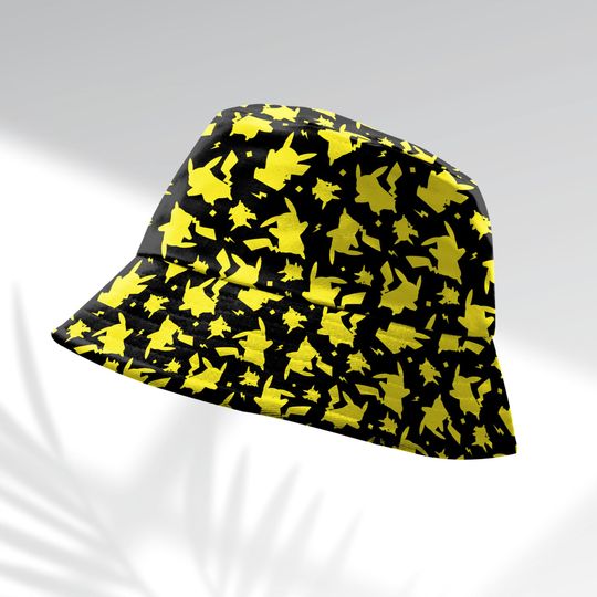 Discover Adorable Electric Pika Anime Bucket Hat