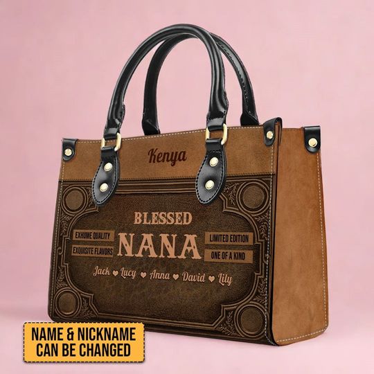 Discover Personalized Leather Handbag