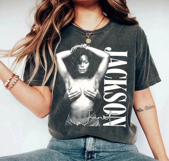 Discover Janet Jackson Concert Tour Shirt, Vintage Janet Jackson Shirt