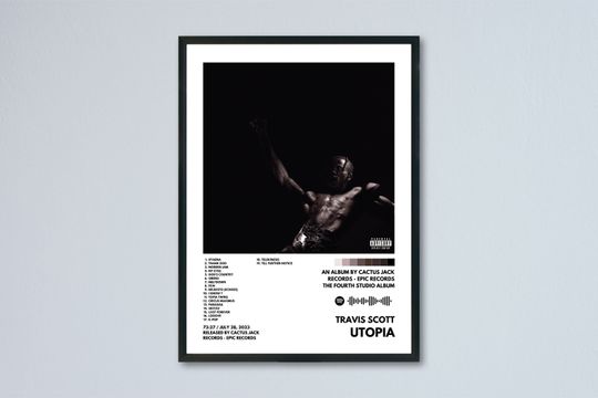 Discover Travis - Utopia Album Poster / Album Cover Poster
