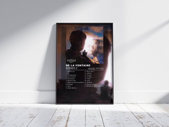 Discover Album Cover Poster De la fontaine de Beendo Z