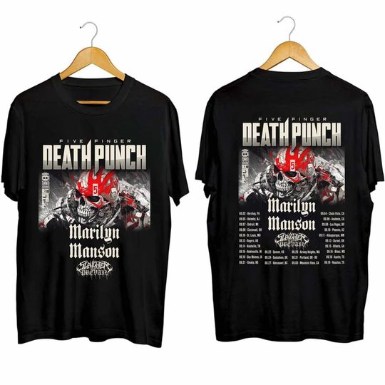 Discover Five Finger Death Punch 2024 Tour Shirt