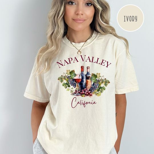 Discover Napa Valley California T-Shirt, California Winery Tee Shirt, Napa Valley Gift Shirt