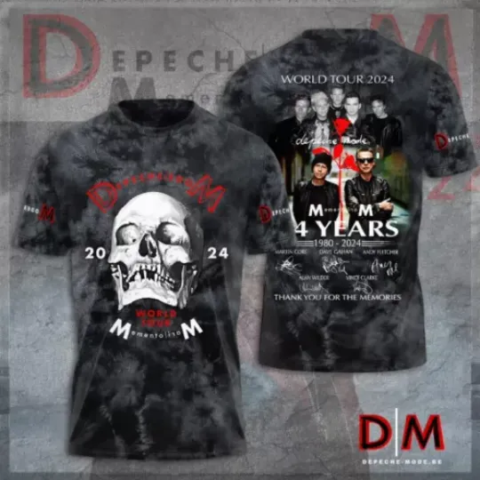 Discover Depeche Mode Shirt, Depeche Mode Pop Music 3D Shirt
