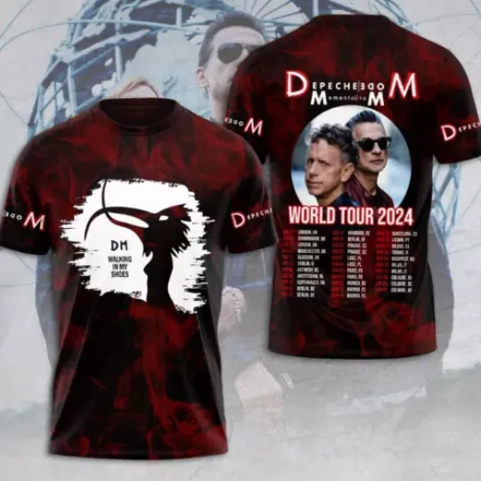 Discover Depeche Mode Shirt, Depeche Mode Pop Music 3D Shirt