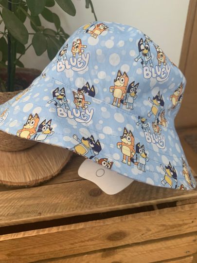 Discover BlueyDad and Bingo Character Childs Bucket Hat
