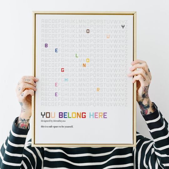 Discover YOU BELONG HERE: Embrace Your  Self with this Progress