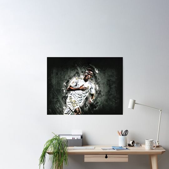 Discover Vinicius Junior Poster, Football Player Poster, Soccer Wall Art