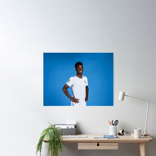 Discover Vinicius Junior Poster, Football Player Poster, Soccer Wall Art