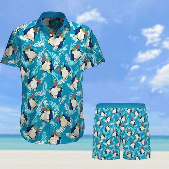 Discover Sn Lax Tropical Hawaiian Shirt and Shorts Set, Beach Shirt, Summer Vacation