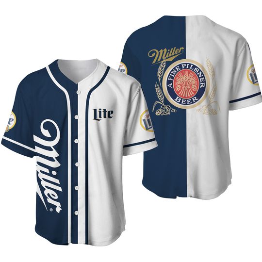 Discover Miller Life Baseball Jersey
