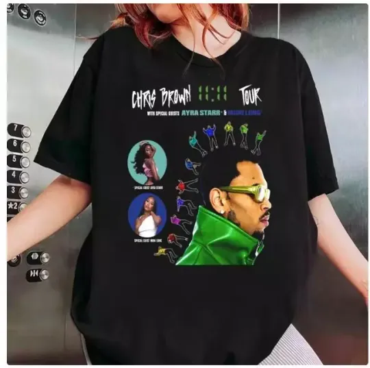 Discover Chris Brown 11 11 Tour Shirt, Chris Brown 2024 Concert Shirt