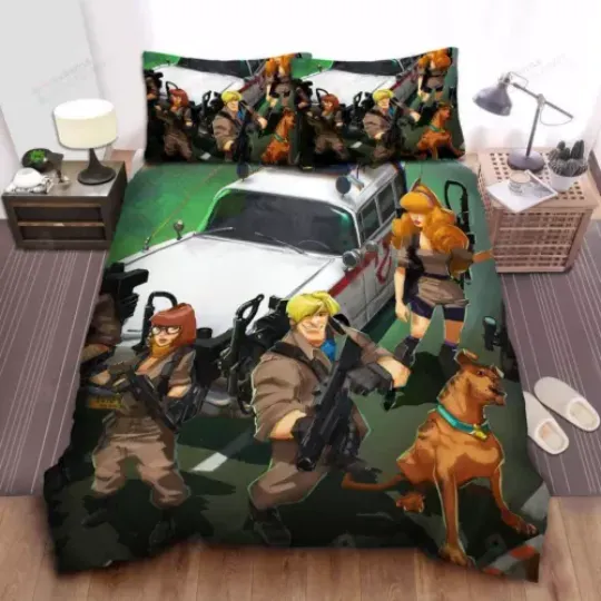 Discover Movie Scooby Doo And His Friends Good Moring Mug Stomb Bedding Set