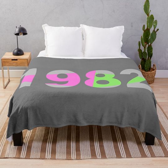 Discover 1982 - lets reminisce about the 80’s  Throw Blanket