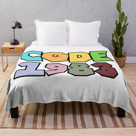 Discover CODE 1983 Throw Blanket
