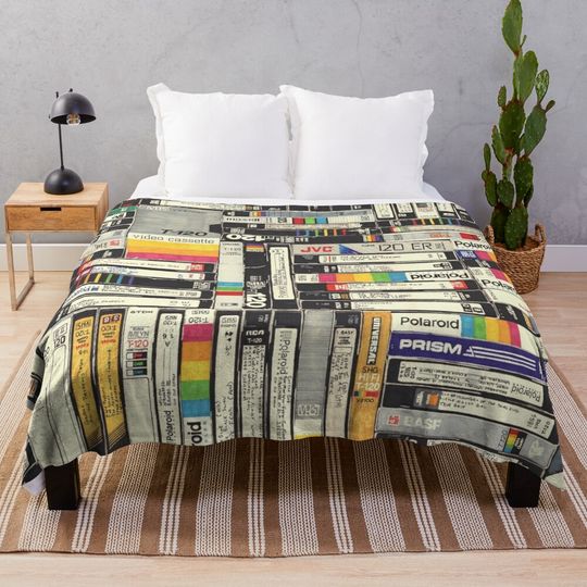 Discover VHS Throw Blanket