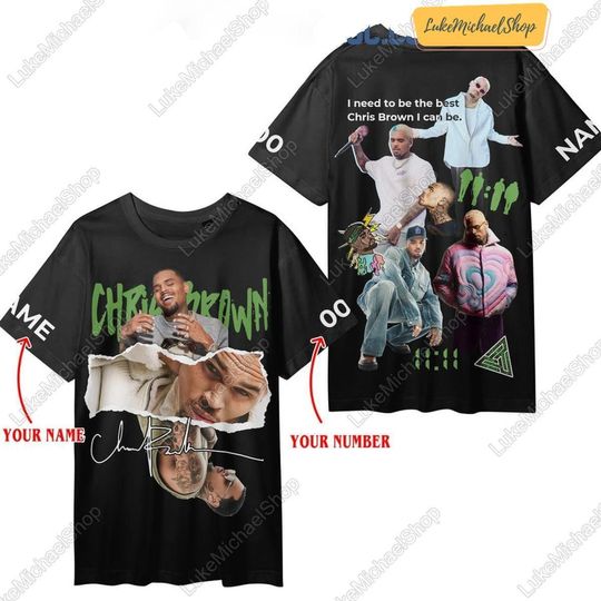 Discover Chris Brown Tour 11:11 3D Shirt