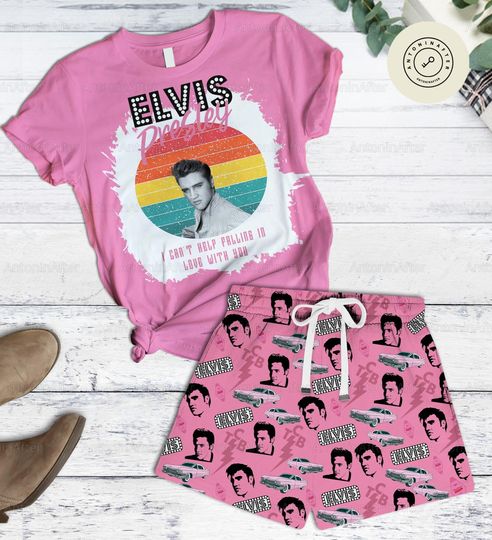 Discover Elvis Presley T-Shirt and Pajama Set