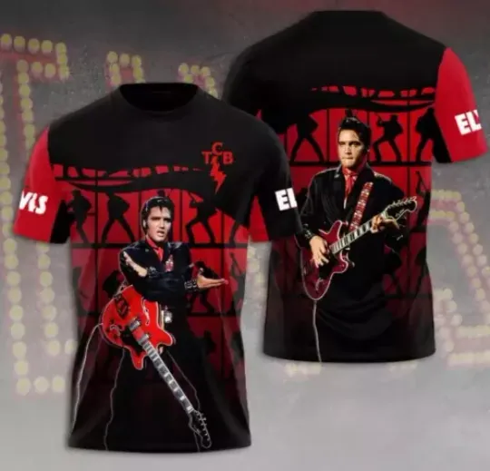 Discover Elvis Presley T-Shirt, Elvis Presley 3D Shirt, Rock Music 3D Shirt