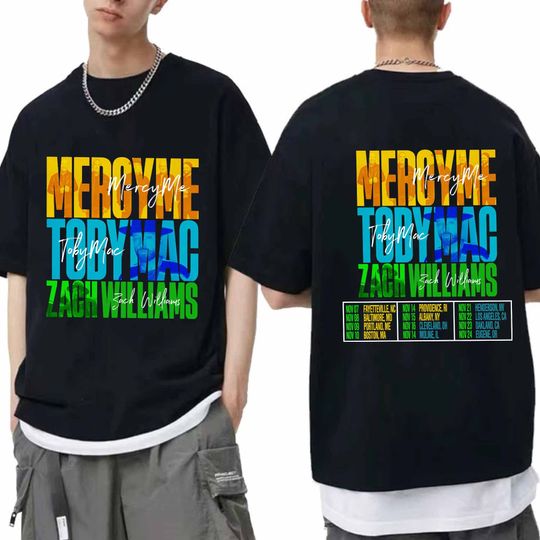 Discover TobyMac, MercyMe and Zach Williams 2024 Tour Shirt