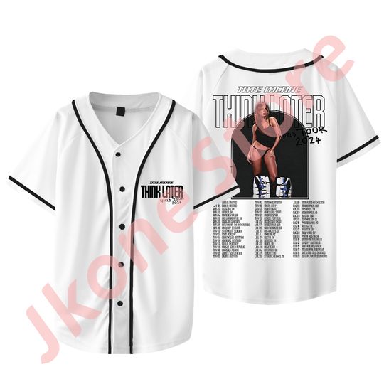 Discover Tate McRae Think Later Tour Merch Jersey Baseball Jacket Summer  T-shirts