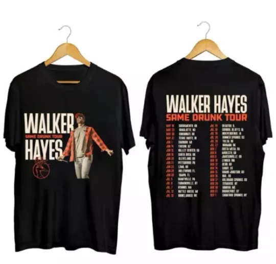Discover Walker Hayes - Same Drunk 2024 Tour Shirt