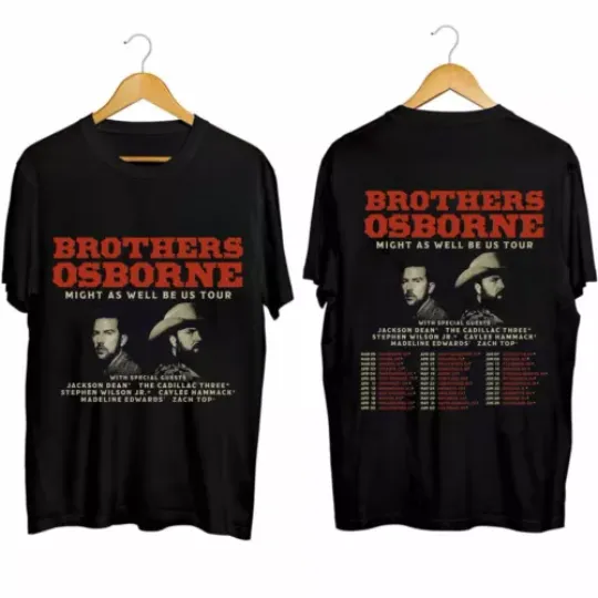Discover Brothers Osborne Might As Well Be US Tour 2024 Shirt