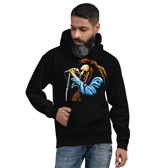 Discover Bob Marley Singing Reggae Hoodie