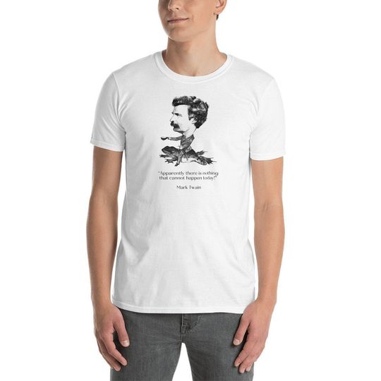 Discover Mark Twain Quote Gift Unisex T-Shirt