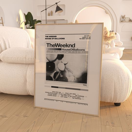 Discover Weeknds - House of Balloons Album Poster / Album Cover Poster