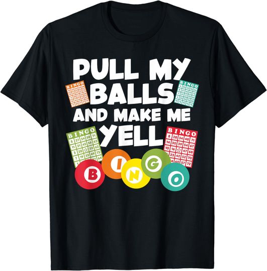 Discover Funny Bingo For Men Women Lucky Bingo Lover Caller Gambling T-Shirt