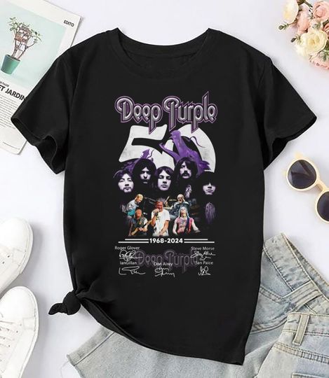 Discover Deep Purple 50th Anniversary T-Shirt for Fans
