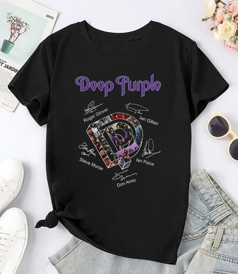 Discover Deep Purple Band Logo T-Shirt for Fans