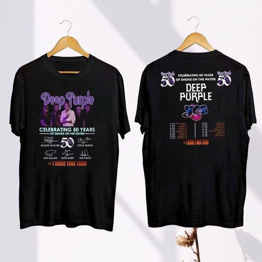 Discover 2024 Deep Purple Tour T-Shirt for Fans