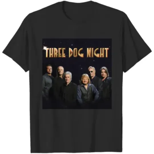Discover Rock Three Dog Night Band T-Shirt Rock Band Music T-Shirt