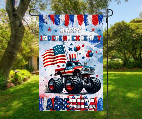 Discover Happy Independence Day Garden Flag