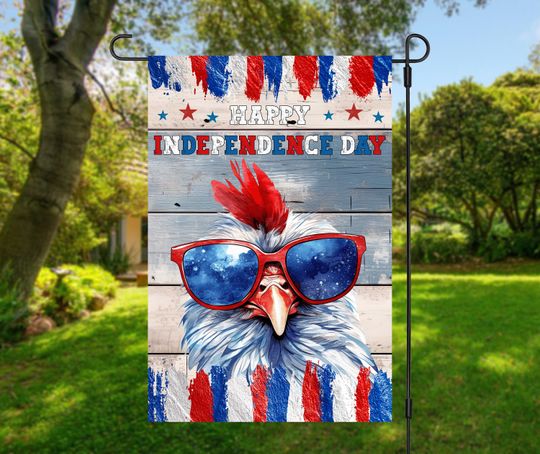 Discover Happy Independence Day Garden Flag