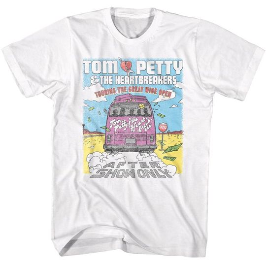 Discover Tom Petty & the Heartbreakers Touring the Great Wide Open Rock Music Shirt