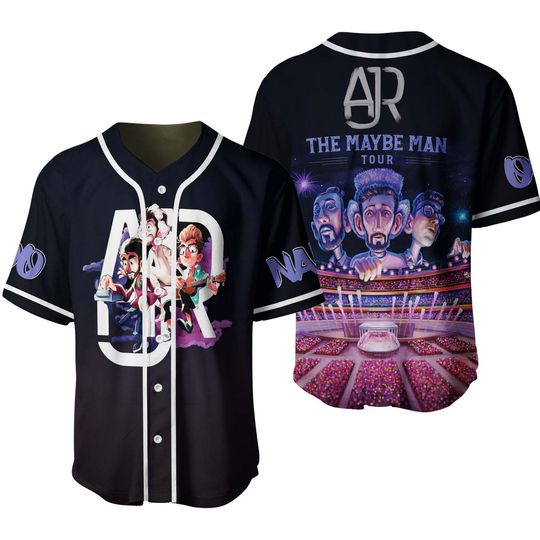 Discover Personalized AJR The Maybe Man Tour 2024 Baseball Jersey