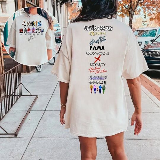 Discover Chris Brown 2024 Tour Breezy Shirt