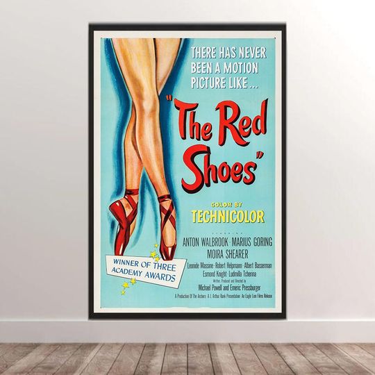 Discover Red Shoes 1948 Music Movie Poster, Movie Poster, Wall Art