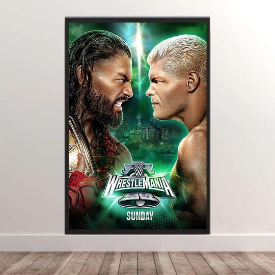 Discover Wrestling Entertainment WrestleMania XL Sunday 2024 Movie Poster