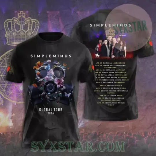Discover 2024 Global Tour 2024  T-Shirt 3D Music Band