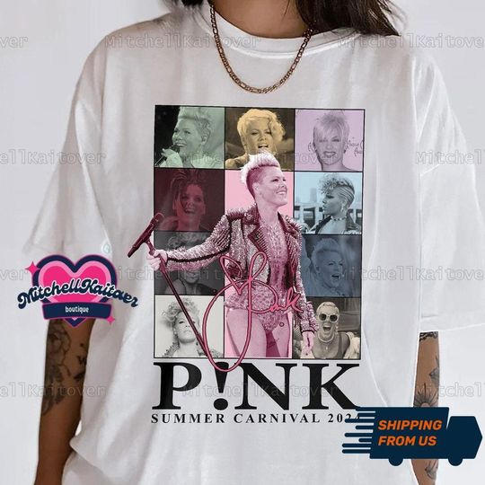 Discover P!nk Summer Carnival 2024 Tee for Fans