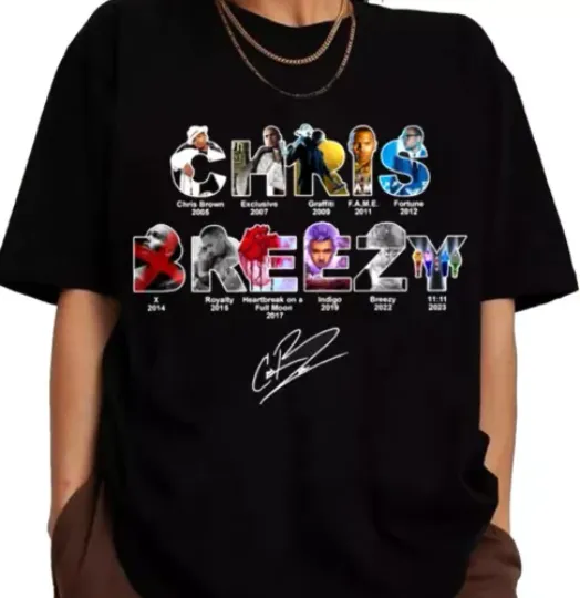 Discover Chris Brown 11 11 Tour 2024 Shirt, Chris Brown Fan Shirt