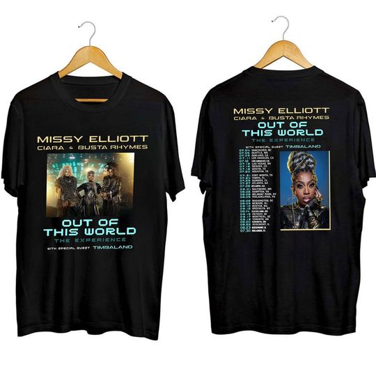 Discover Missy Elliott 2024 Tour x Ciara & Busta Shirt