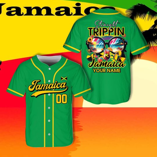 Discover Custom Jamaica Trip Baseball Jersey Personalized Jamaica Girls Trip