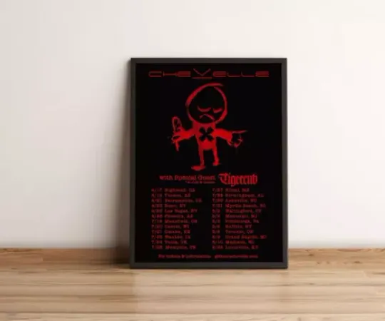 Discover Chevelle Tour Date 2024 Poster